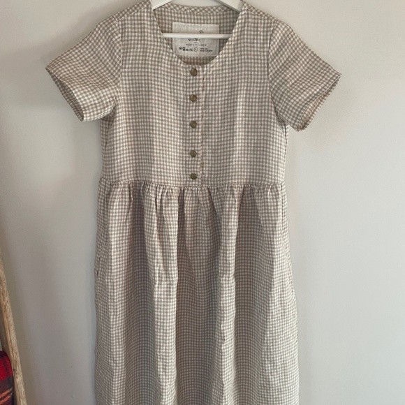 notPERFECTLINEN Maxi MAMA-2 short sleeve linen dress (NEW, UNWORN) - Picture 1 of 5